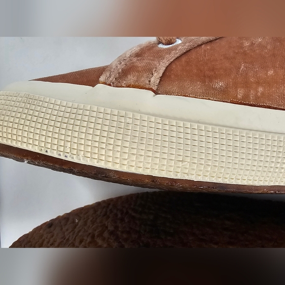 ​Superga 2750 Silk Velvet Sneakers Mauve Floral Embroidered Women’s 8 EU 39 - Picture 14 of 14